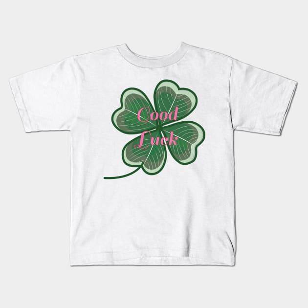 Clover Kids T-Shirt by dddesign